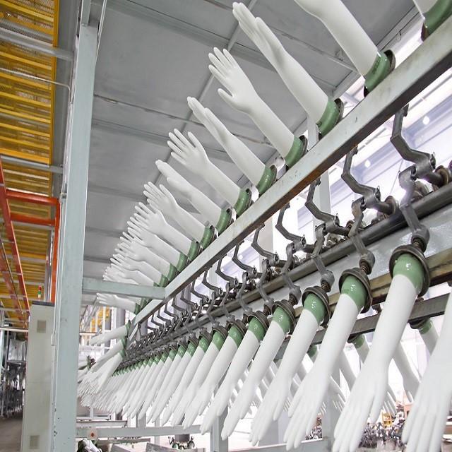 Medical Latex Rubber Medical Gloves Production Line