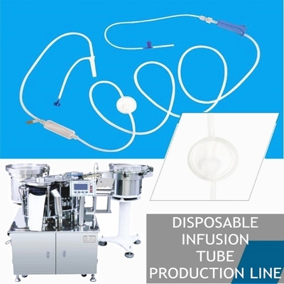 Mechanical Disposable Infusion Tube Making Machine Medical Equipment Production Line