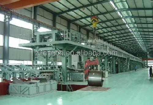 ZX company galvanized steel coil production line, steel coil production equipment