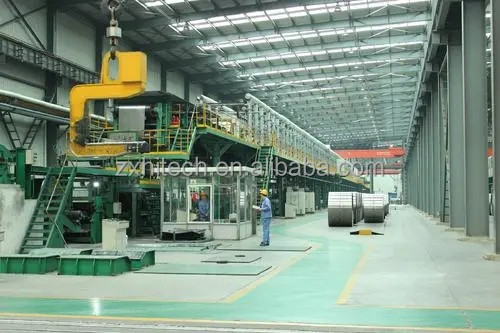 ZX company galvanized steel coil production line, steel coil production equipment