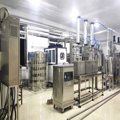 PLC Evaporated Milk Production Line / Sweetened Condensed Milk Processing Machine