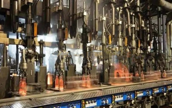 High Speed Automatic Glass Bottle Production Line 380V