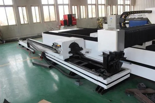 Horizontal Wavelength Fiber Laser Cutting Machine High Speed 120m/Min