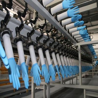 High-speed glove production line latex examination gloves making machine